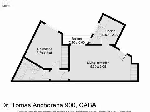 Departamento en Venta en Recoleta, USD 85.000