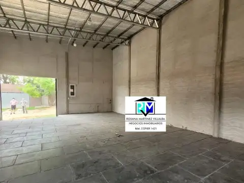 Galpón a estrenar zona norte