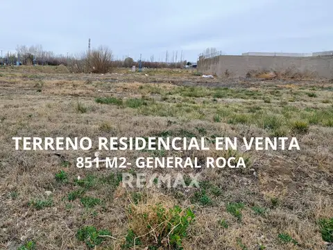 VENTA TERRENO GRAL ROCA
