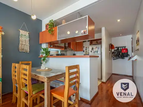 Departamento 2 ambientes con 1 baño