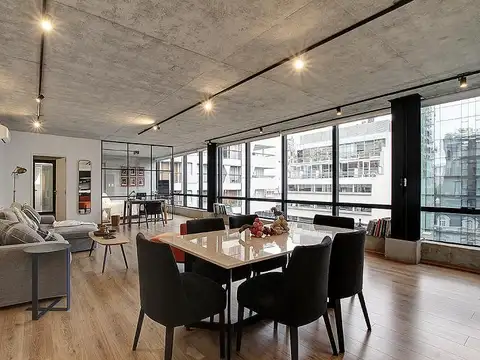 Las Heras y Rodríguez Peña. 3 ambientes con muebles. Edificio nuevo