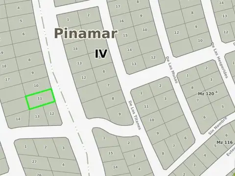 Boulevard Eros entre Nereidas y Pasaje Peatonal