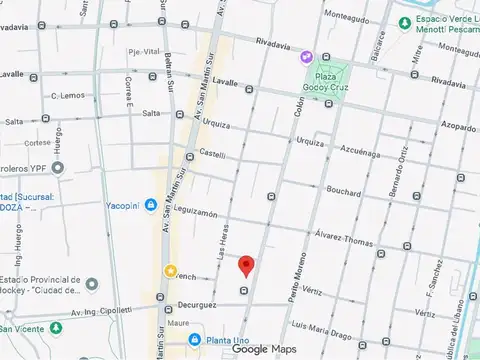 Terreno en Venta en Godoy Cruz, USD 175.000