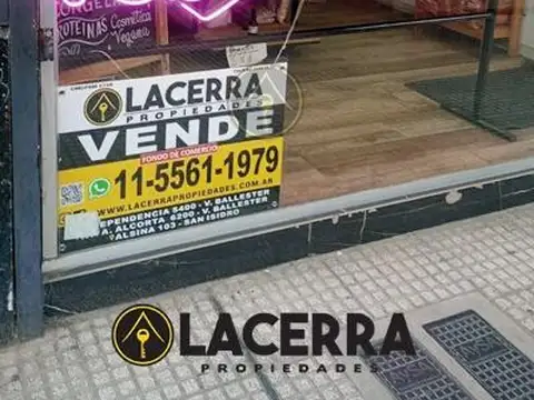 Fondo de Comercio en San Isidro