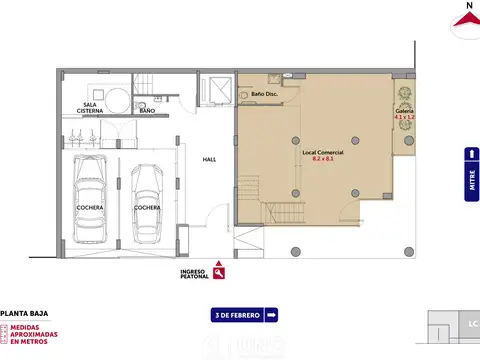 Departamento en Venta de 2 dormitorios