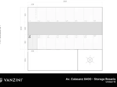 Galpon en Venta 4  mts Frente