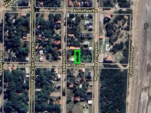 Terreno en Venta 37  mts Fondo