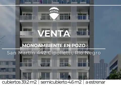 Venta Monoambiente en Pozo, Edificio SM 442, Cipo