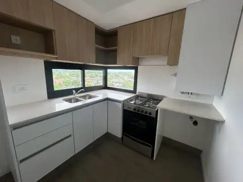 Departamento 2 ambientes con 2 baños