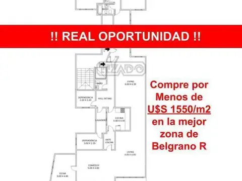 Departamento Piso  en Venta en Belgrano R, Capital Federal, Buenos Aires