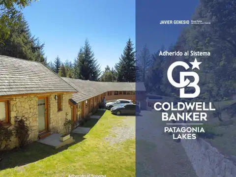 VENTA Hostería 3 estrellas, habilitado en funcionamiento B°Antilhue Villa La Angostura