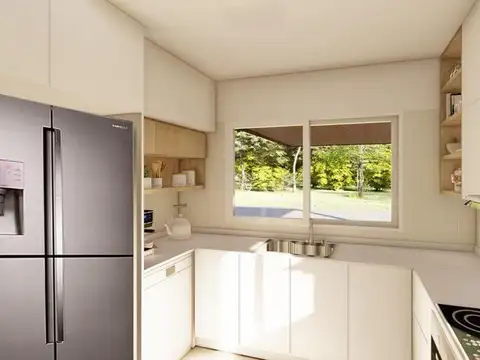 Casa 4 ambientes con 2 baños