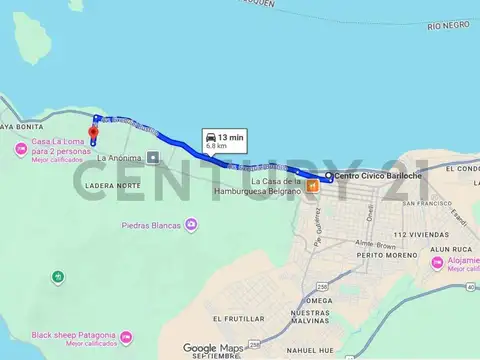 Terreno en venta Bariloche