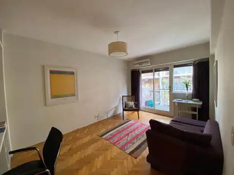 Departamento en Alquiler, Monoambiente con Balcón - Barrio Las Cañitas, Palermo