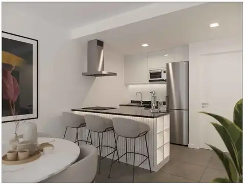 Departamento 2 ambientes con 1 baño