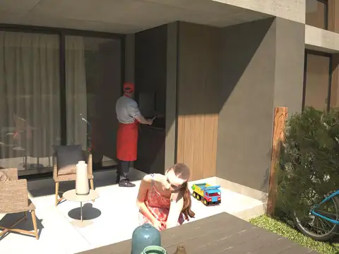 Departamento 3 ambientes con 2 baños