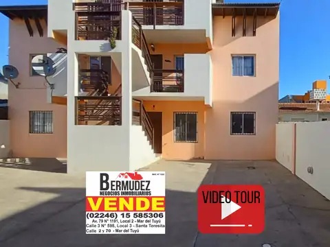 Departamento tipo casa de 3 amb a mts del mar! A estrenar. Calle 57 entre 1 y costanera Mar del tuyu
