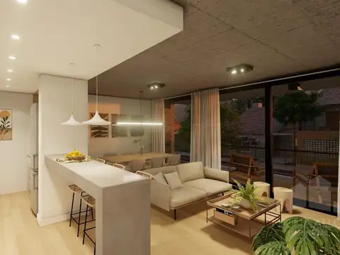 Departamento 3 ambientes con 2 baños