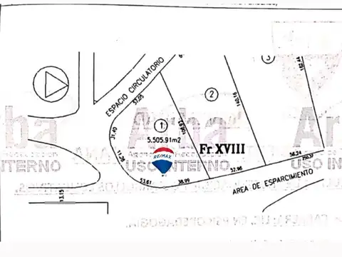 Terreno en Venta de 5505,0 m2