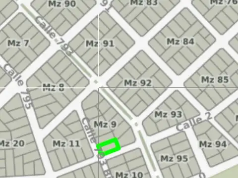 Terreno en Venta de 796,0 m2