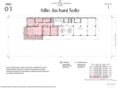 Departamento en Venta al Norte