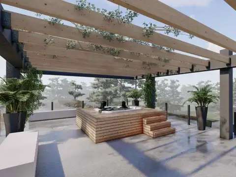 Departamento Monoambiente con 1 baño