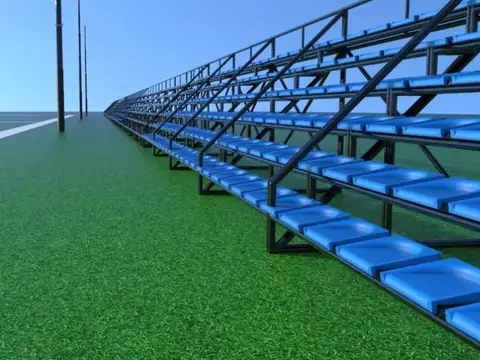 Tribunas y escenarios rebatibles y telescòpicos, A MEDIDA