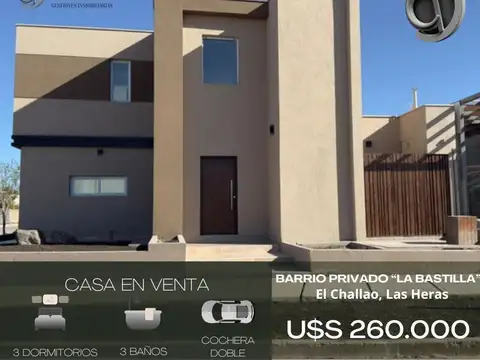 Casa en venta c/ cochera en El Challao