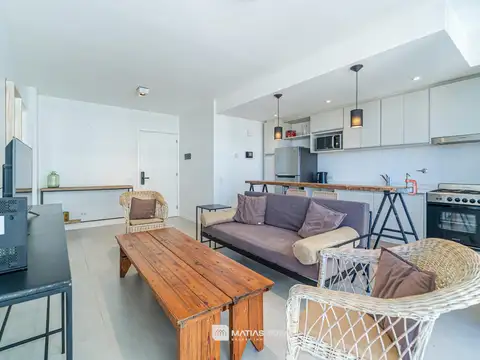 Departamento 2 ambientes con 1 baño