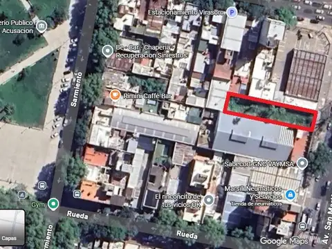 Terreno para construcción - 497m2 - 30m de altura.