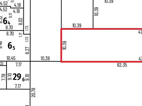Terreno para construcción - 497m2 - 30m de altura.