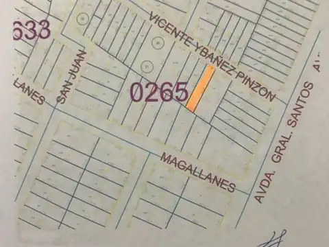 Terreno en Venta 8  mts Frente