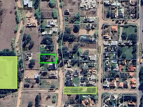 Terreno en Venta 20  mts Frente