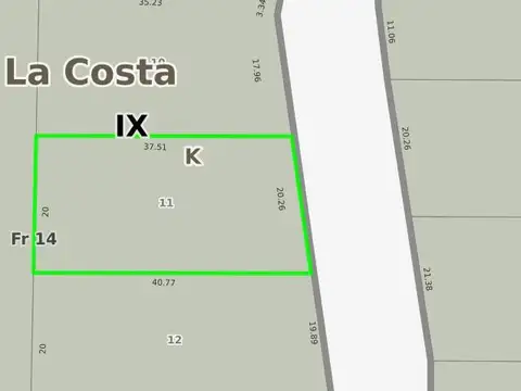 Terreno en Venta en Mar De Ajo, USD 40.000