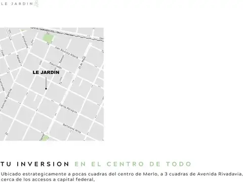 Departamento a estrenar en venta en Merlo - 2 ambientes