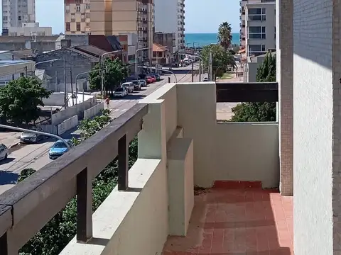 DEPTO 3 AMBIENTES EN VENTA, AMOBLADO, VISTA AL MAR