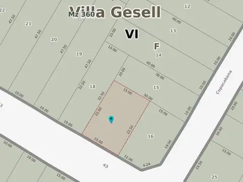 Terreno en Venta de 320,0 m2