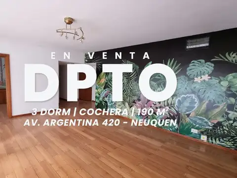 VENTA DEPARTAMENTO 3 DORMITORIOS, AV ARGENTINA