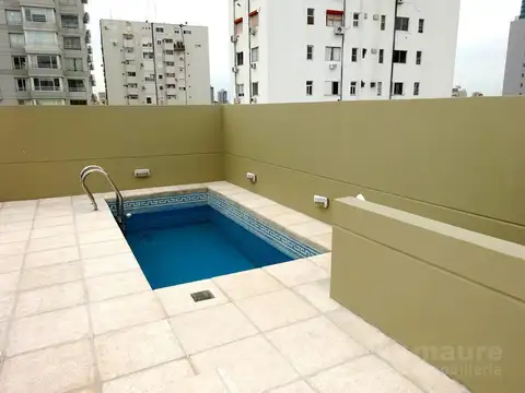 Monoambiente en alquiler en Palermo en edificio con amenities.