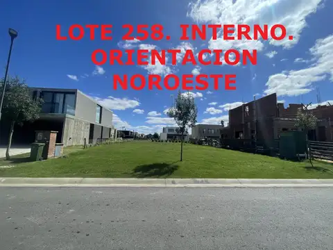 Lote interno orientación Noroeste en Venta Carpinchos - Nordelta - Tigre