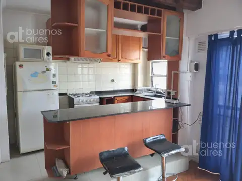 Departamento 2 ambientes con 1 baño