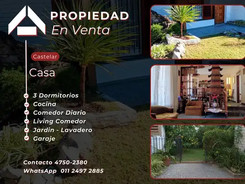 Casa en venta en Castelar