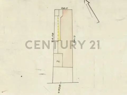 Terreno en Venta 24  mts Fondo