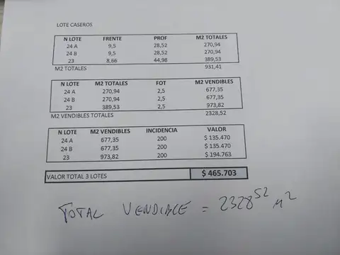 Terrenos en esquina de Caseros - VENTA - LOTE