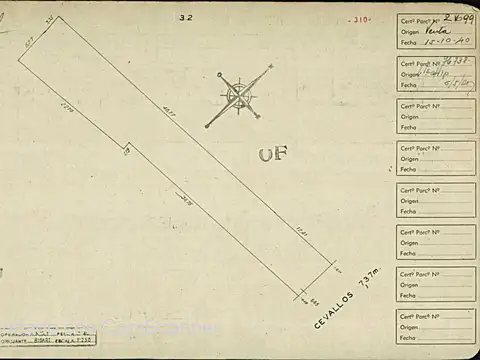 Terreno en Venta 64  mts Fondo