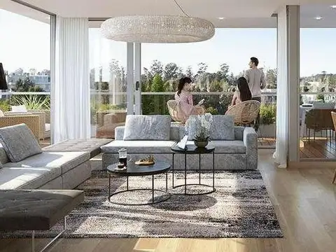 Departamento 3 ambientes con 2 baños