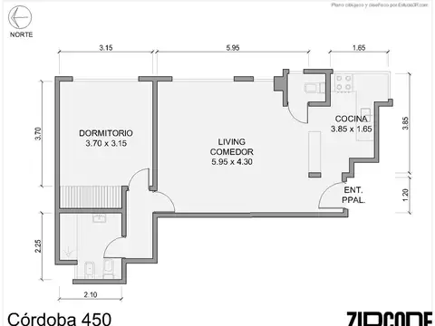 Departamento en Venta de 2 ambientes