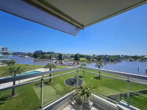Departamento 3 ambientes  en alquiler con vista al rio en Nordelta