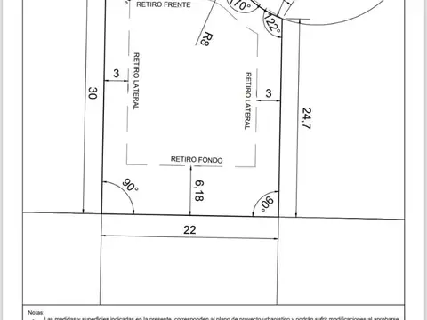 Terreno en Venta de 617,0 m2