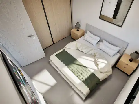 Departamento 2 ambientes con 1 baño